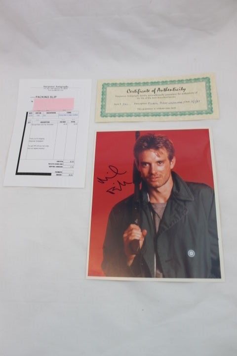 Michael Biehn Terminator Autographed 8x10 Photo Picture with COA