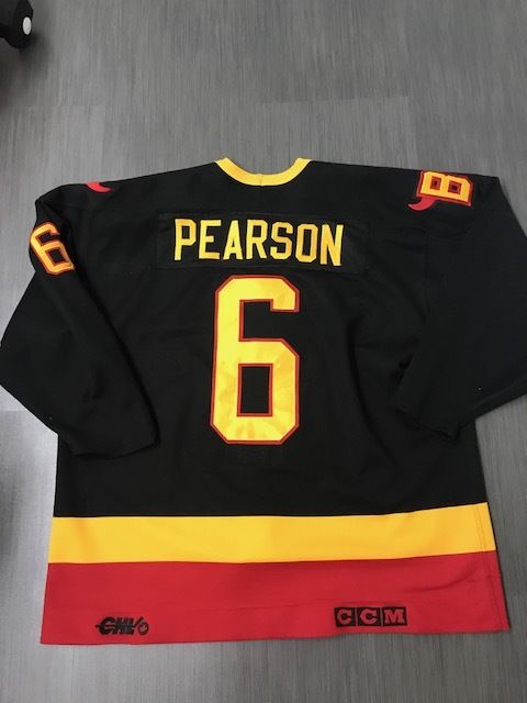 Game worn jersey Belleville Bulls OHL Pearson