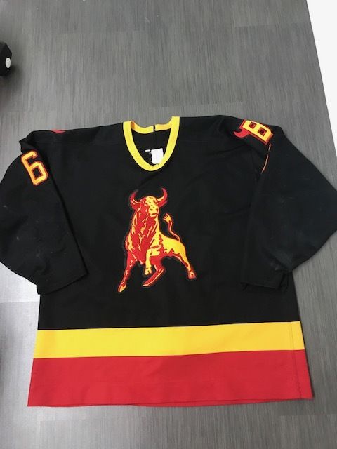 Game worn jersey Belleville Bulls OHL Pearson