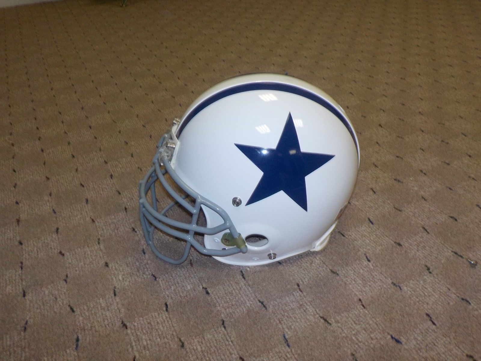 Sean Lee Game Used Game Worn Throwback Helmet Dallas Cowboys COA