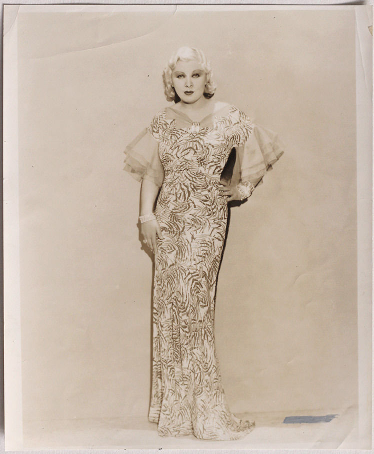 Original vintage 1930s actress MAE WEST