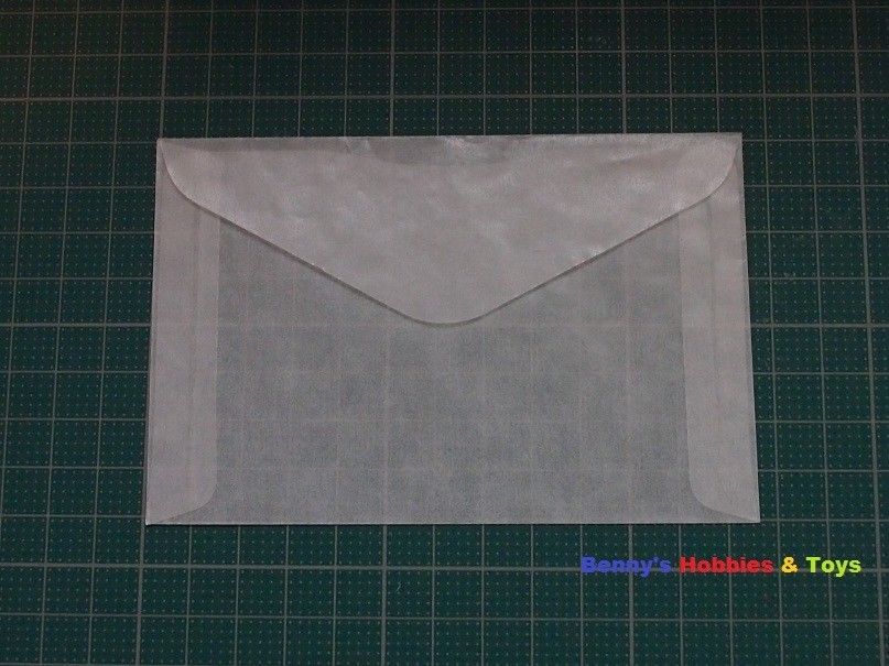 50 New Glassine Envelopes #4 - 3 1/4" x 4 7/8" - Stamp Philately Supplies