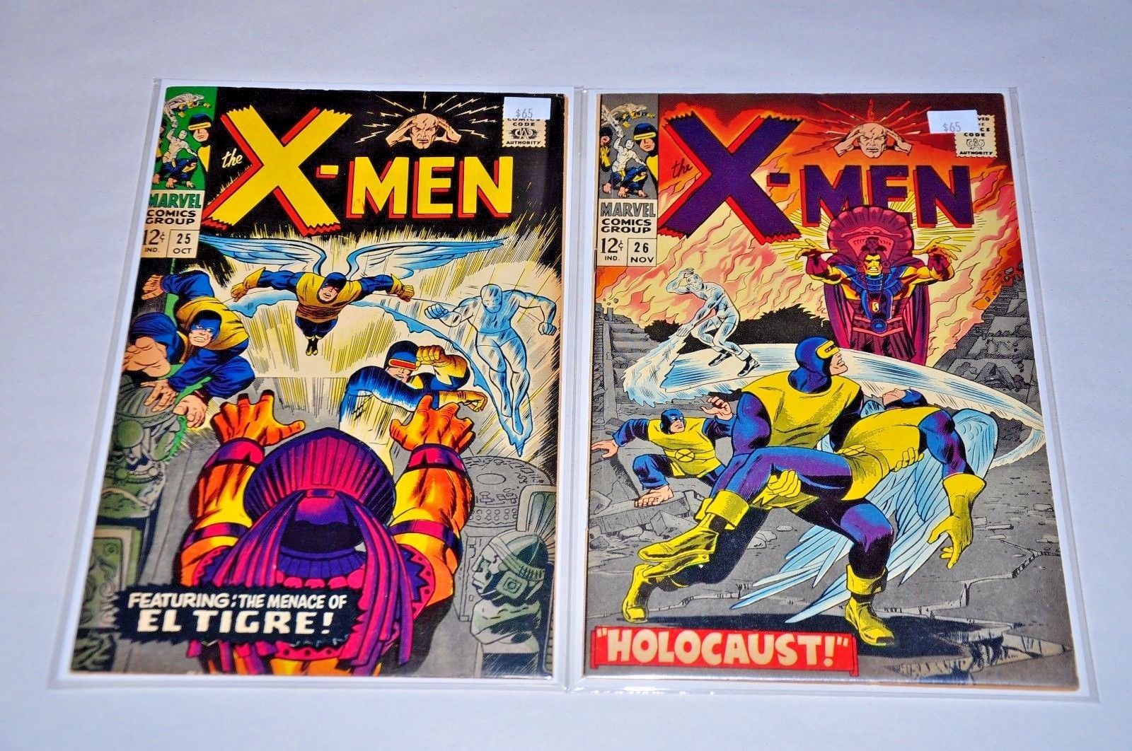 X-Men 25 26 27 Silver Age Lot NICE