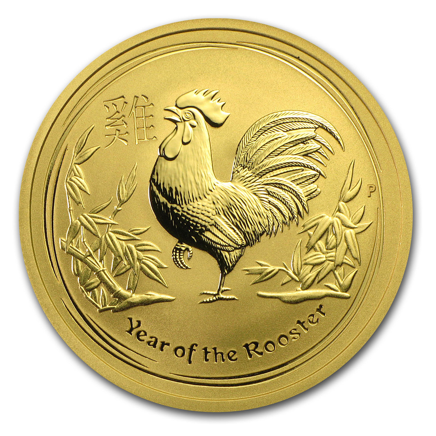 2017 Australia 1/2 oz Gold Lunar Rooster BU - SKU #102655