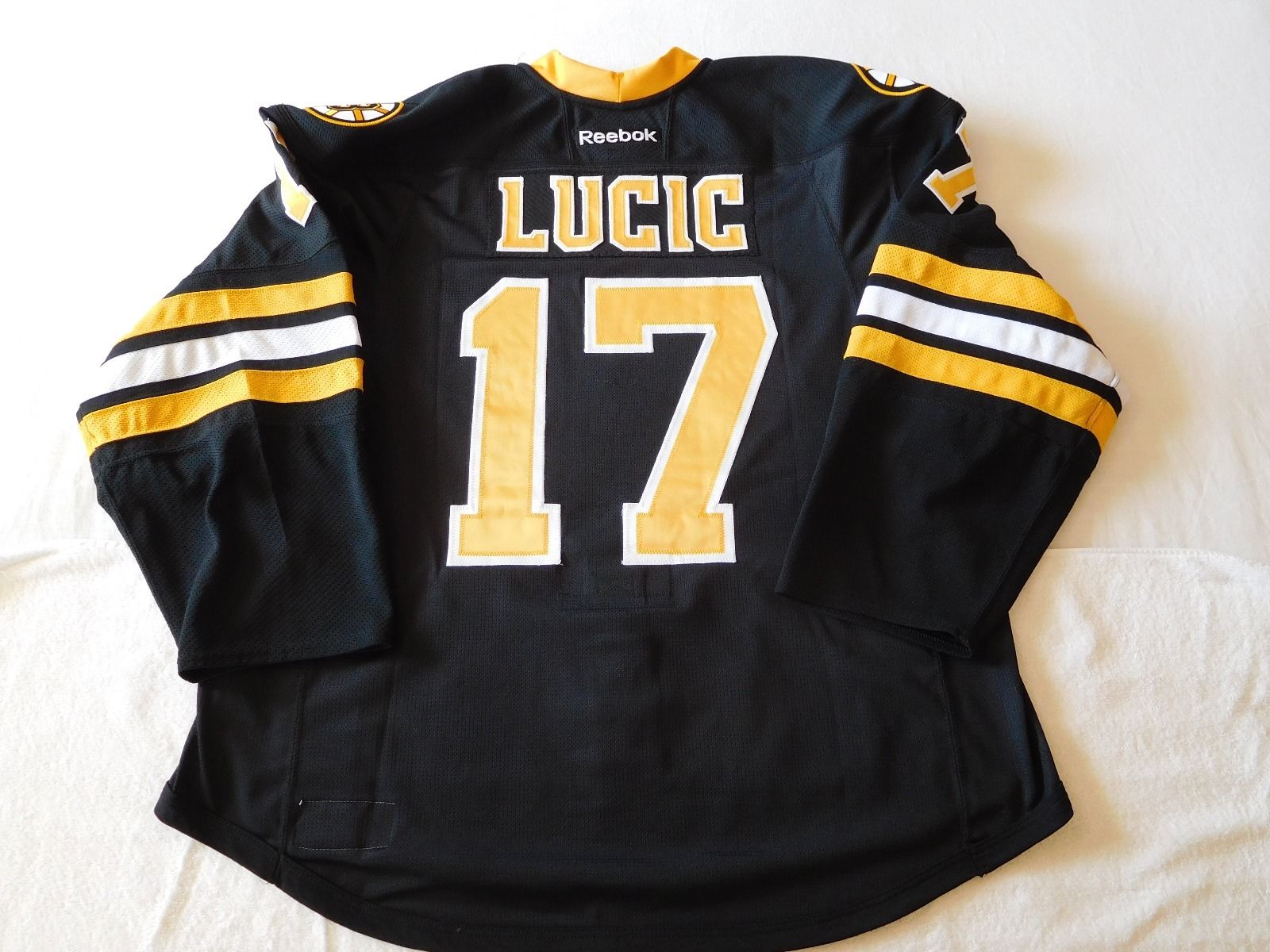 Boston Bruins - Milan Lucic Alternate 3rd Game worn jersey Meigray LOA