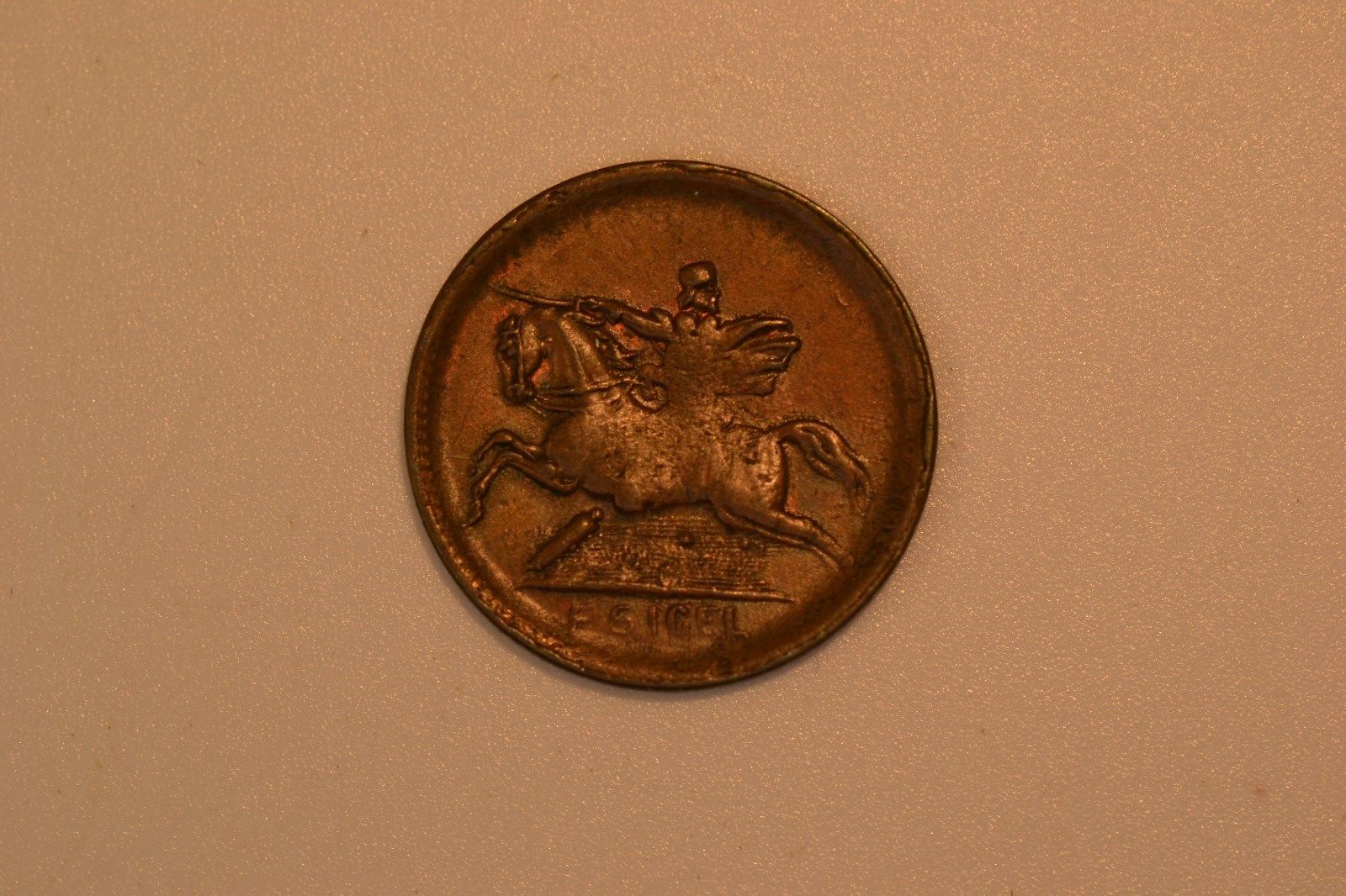 1864 Civil War Token- Union For Ever- Brown BU.