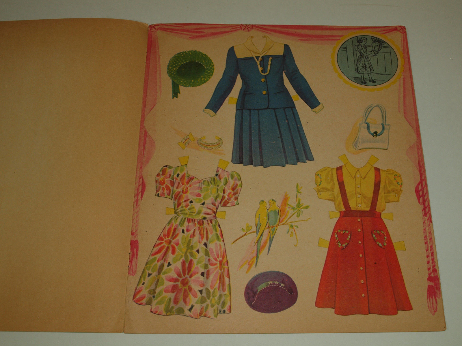 Vintage Saalfield 1951 Paper Dolls VANITY Uncut Complete