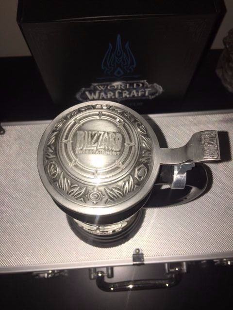 Blizzard Blizzcon 2016 World of Warcraft 10th anniversary Beer Stein Mug - NIB