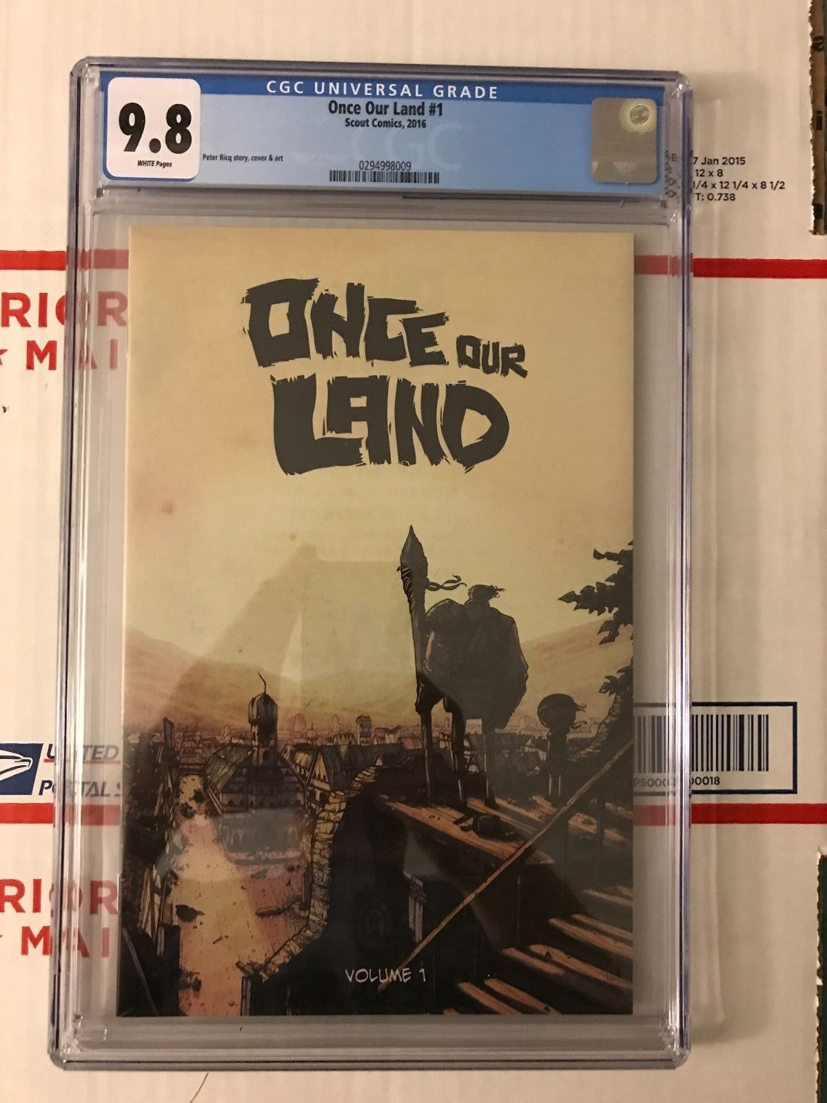 Once Our Land #1 CGC 9.8 Scout Comics 2016 (Henchgirl)