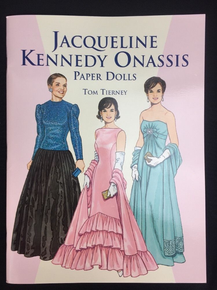 Tom Tierney Jacqueline Kennedy Onassis Jackie O First Lady Paper Dolls Uncut
