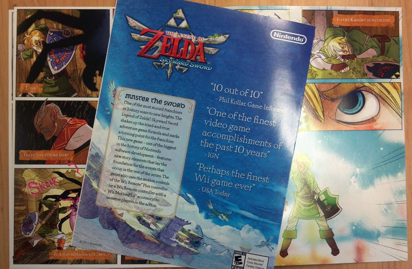 NINTENDO WONDERCON 2012 ZELDA SKYWARD SWORD PROMO COMIC BOOK PENNY ARCADE