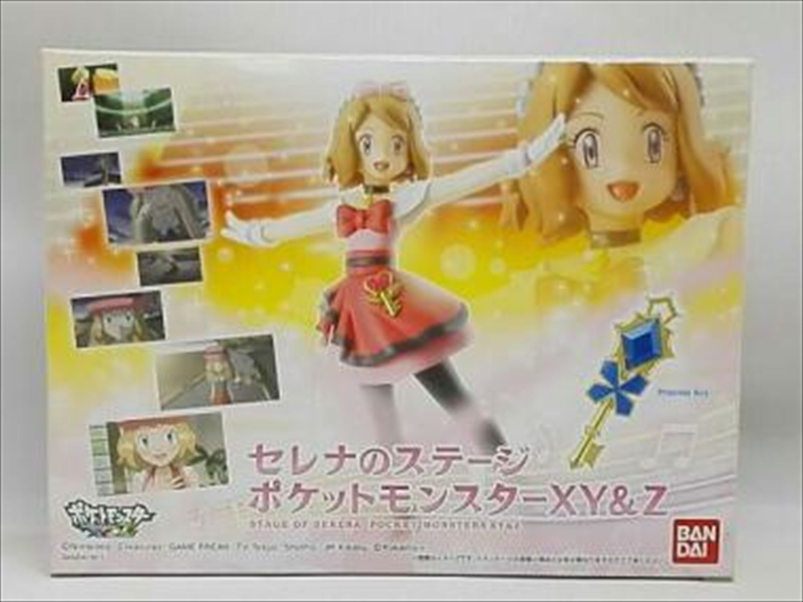 New BANDAI Serena & Stage Pokemon XY & Z PVC Figure Music BOX F/S from Japan