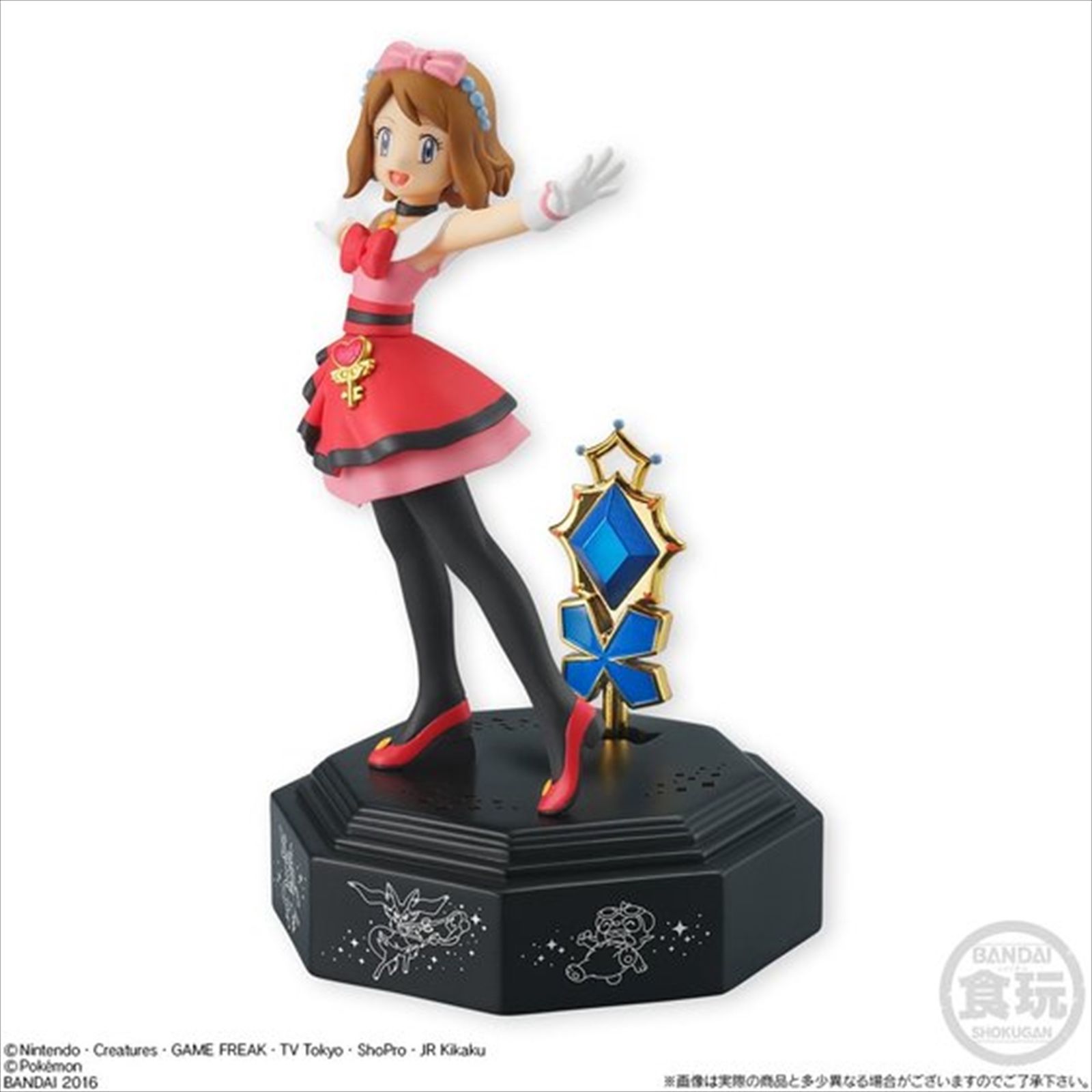 New BANDAI Serena & Stage Pokemon XY & Z PVC Figure Music BOX F/S from Japan