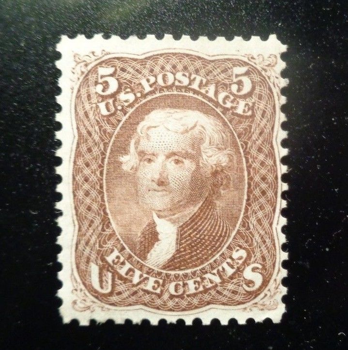 US stamp #76 mint OG hinged F/VF