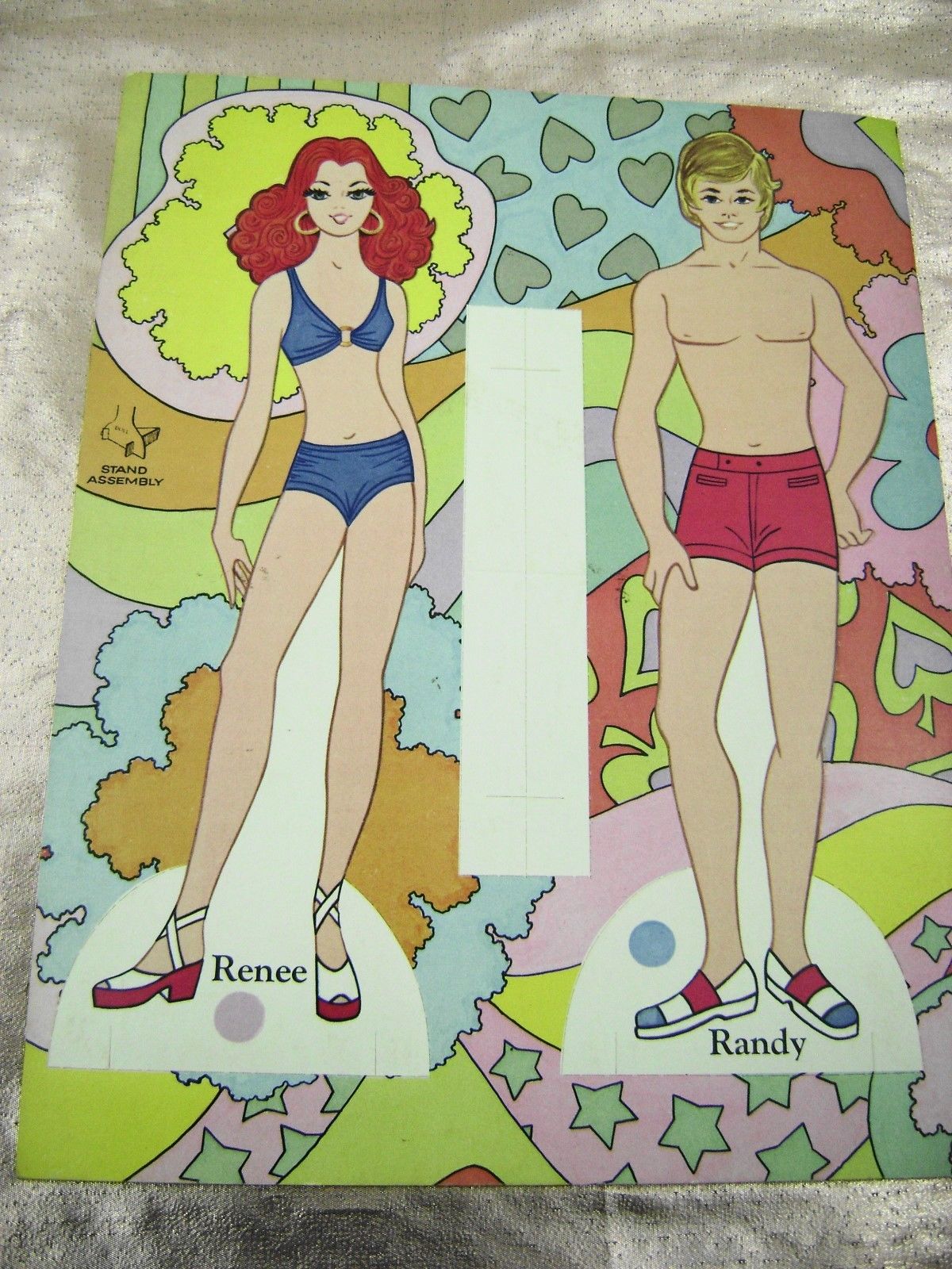 VTG PAPER DOLLS 1970s MODS 1960s FASHIONS  WHITMAN/GOLDEN  UNCUT $1 SHIPPING!!!