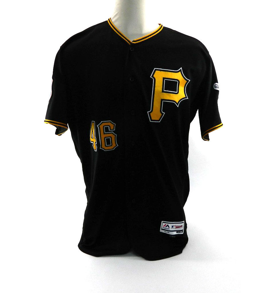 2016 Pittsburgh Pirates Curtis Partch #46 Spring Training Game Issued Jersey 003