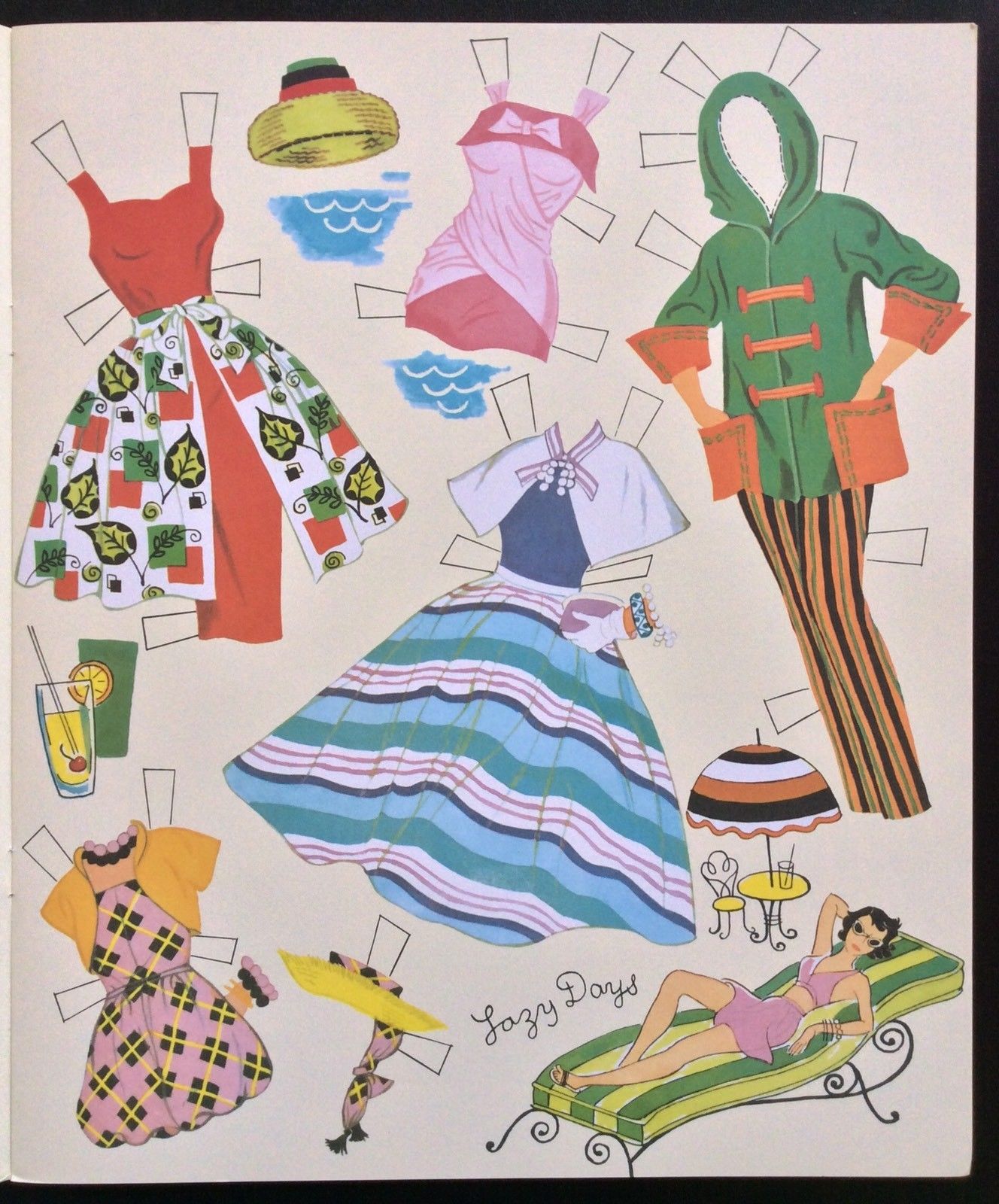 1957 Elizabeth Taylor Paper Dolls Book, Uncut 2001 Shackman Reprint