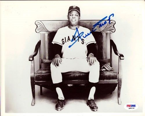 Willie Mays Authentic Autographed Signed 8x10 Photo San Francisco Giants PSA/DNA