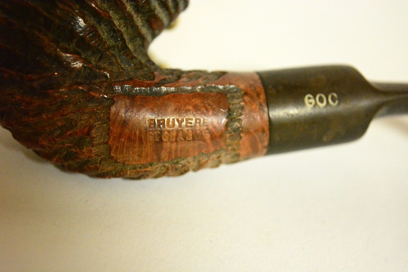 Vintage St CLAUDE BRUYERE GOC Made in France Smoking Collectible Smoking Pipe