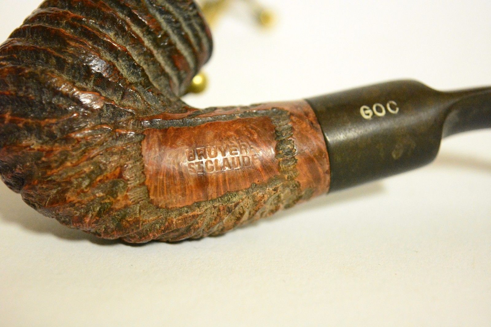 Vintage St CLAUDE BRUYERE GOC Made in France Smoking Collectible Smoking Pipe