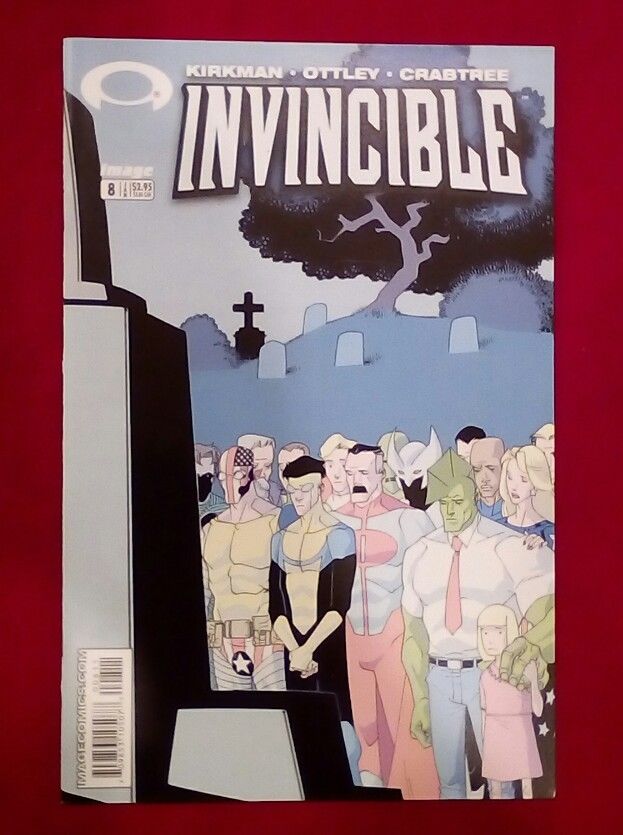 INVINCIBLE #8, 1ST PRINT, ROBERT KIRKMAN, VERY LOW PRINT RUN 2004