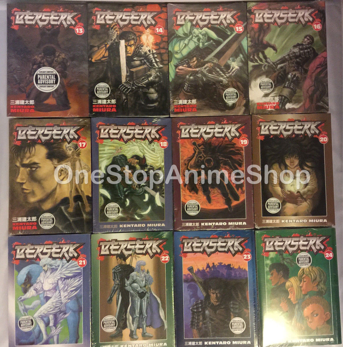 Berserk ( Vol. 1-37 ) English Manga Graphic Novel Set Brand NEW Lot complete