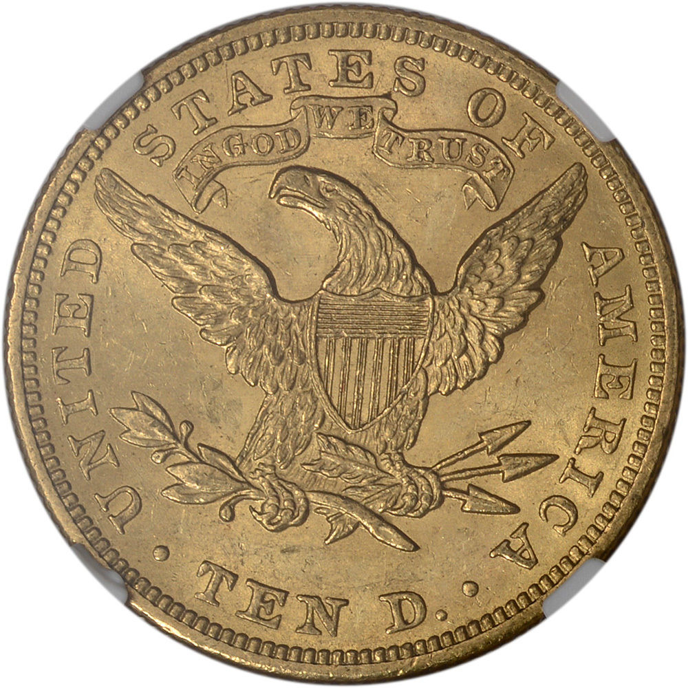 US Gold $10 Liberty Head Eagle - NGC MS61 - Random Date