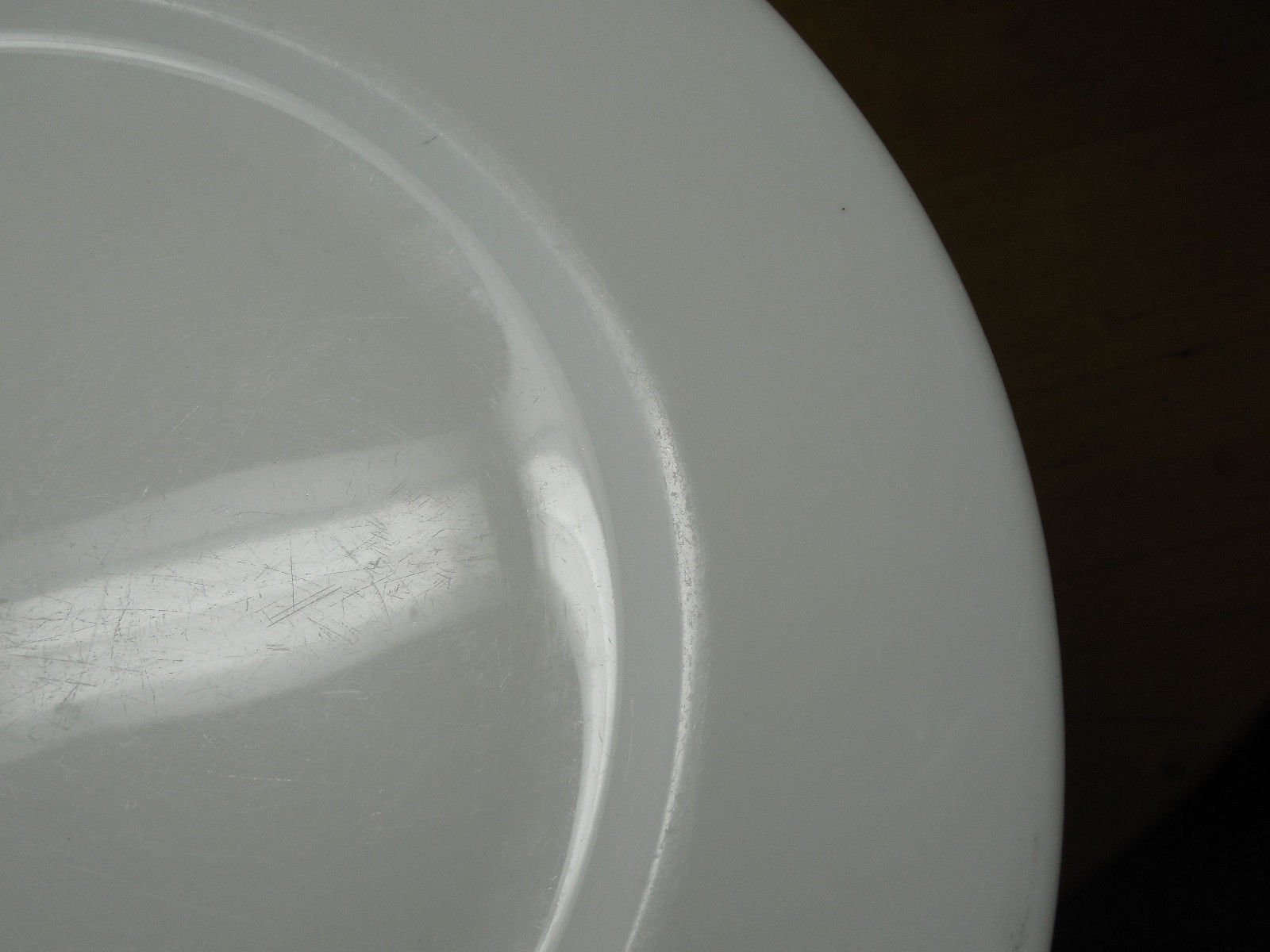 Wedgwood WEDGWOOD WHITE Bone China Set of 3 Rimmed Dinner Plates 11 3/4"