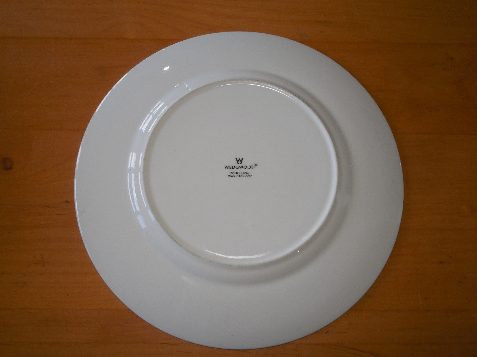 Wedgwood WEDGWOOD WHITE Bone China Set of 3 Rimmed Dinner Plates 11 3/4"