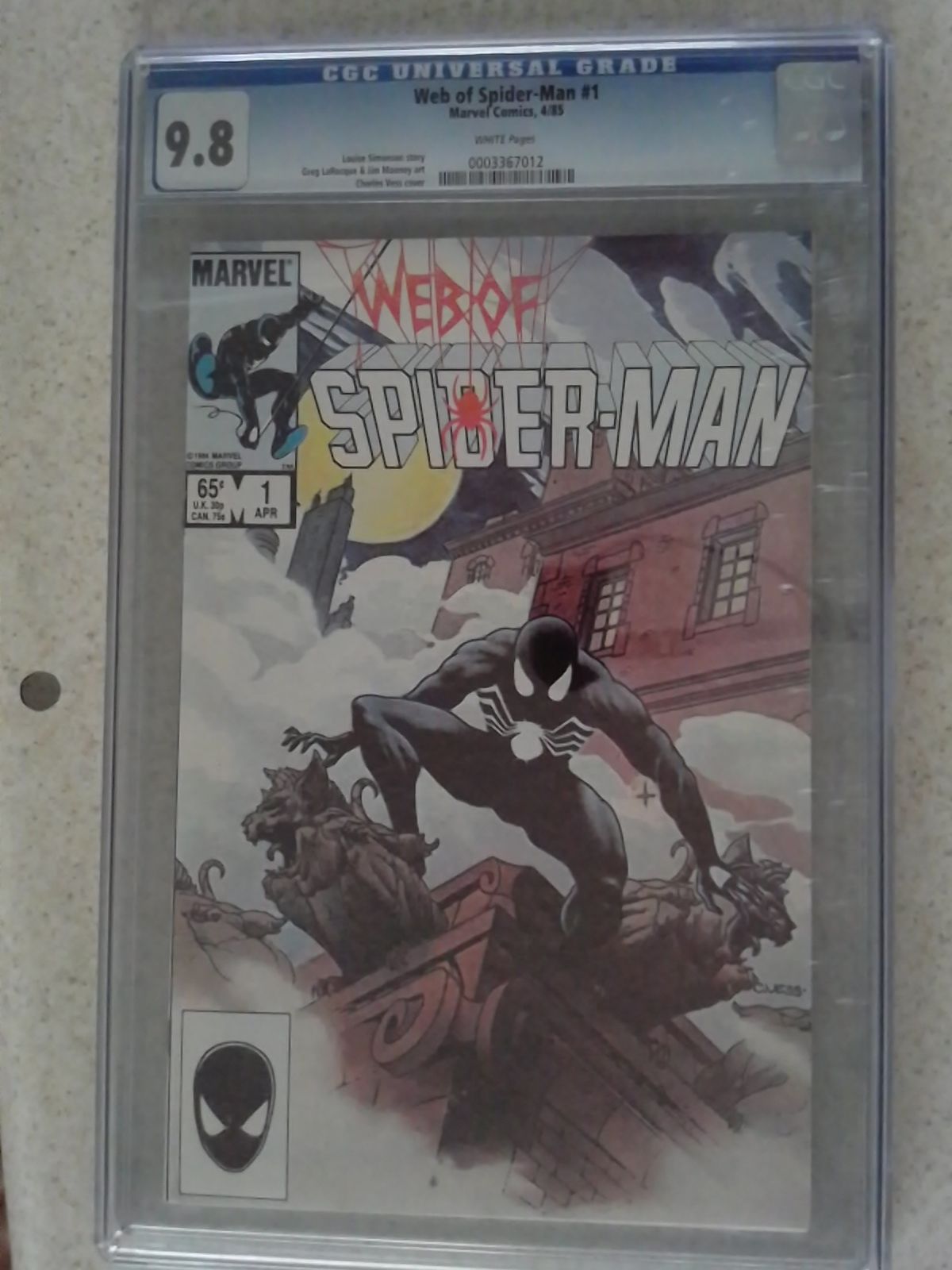 Web of Spider-Man #1 CGC 9.8