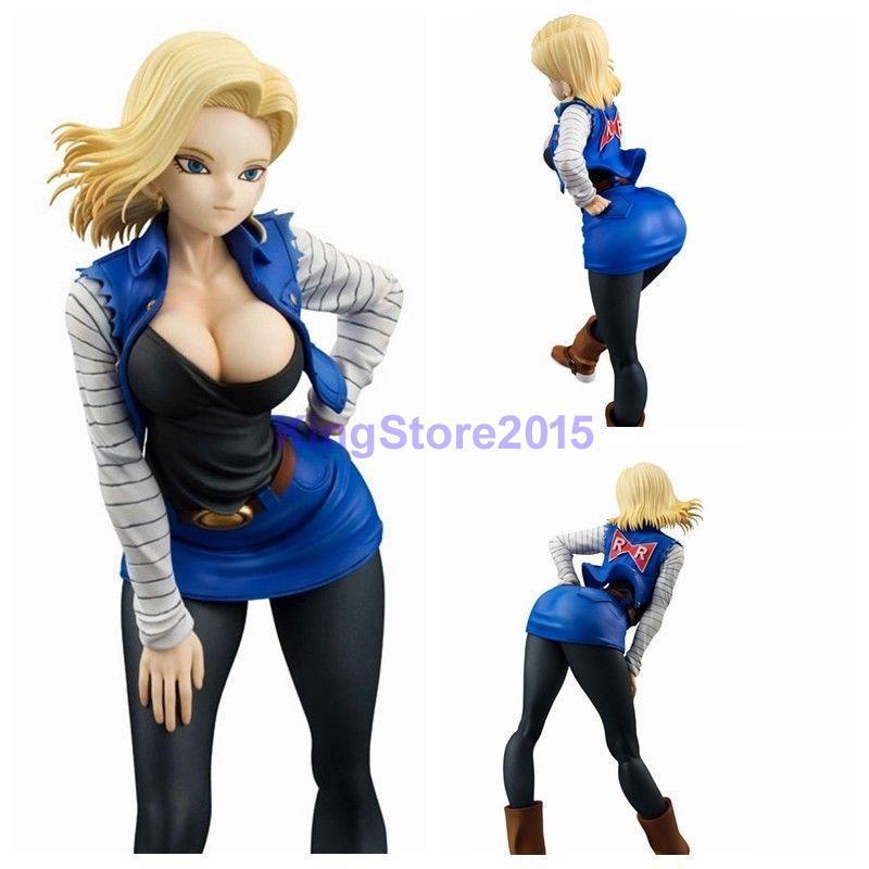 Anime Dragon Ball Z Dragon Ball Gals DBZ Android No.18 PVC Figure New No Box