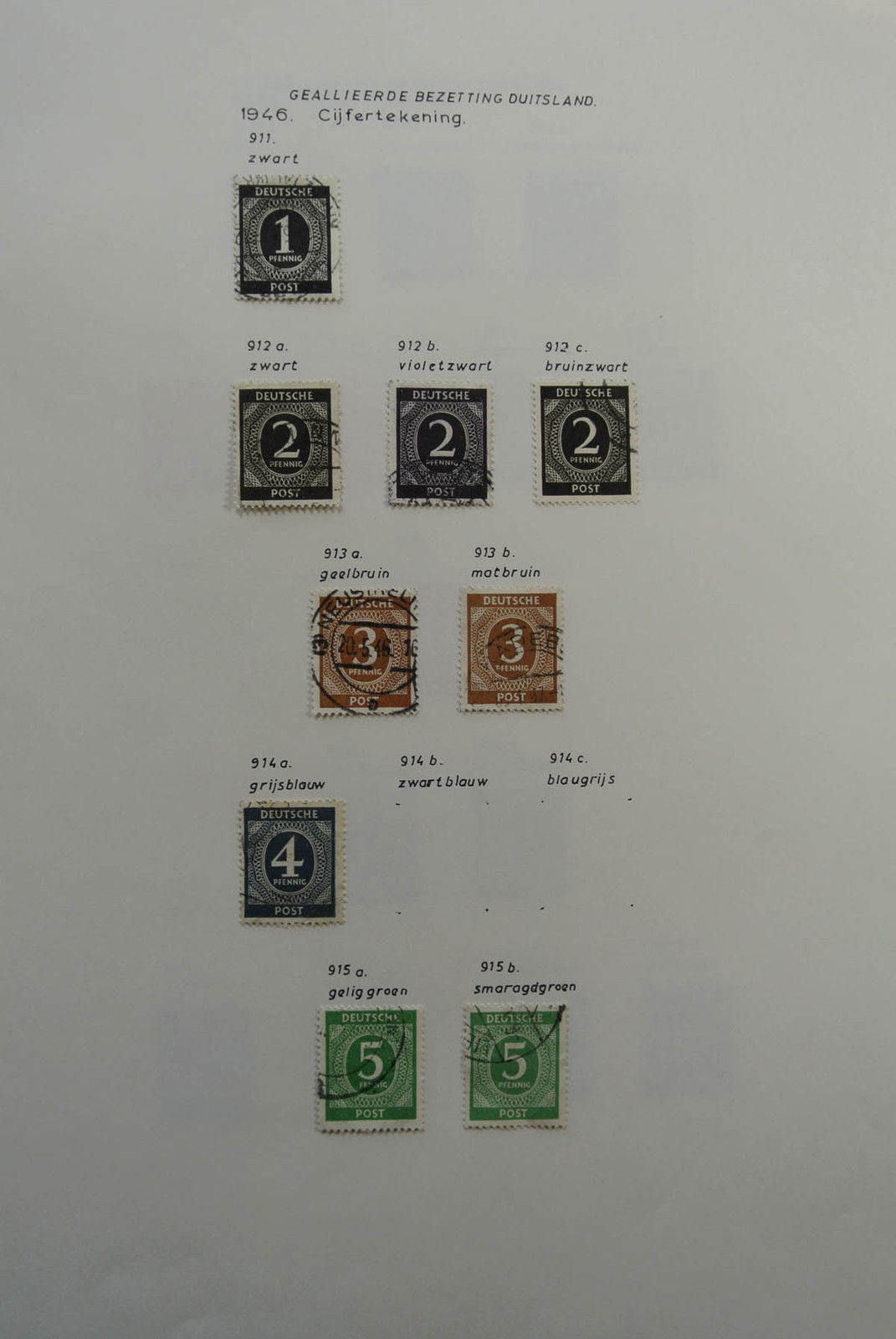 Lot 26530 Collection stamps of allied occupation Germany.