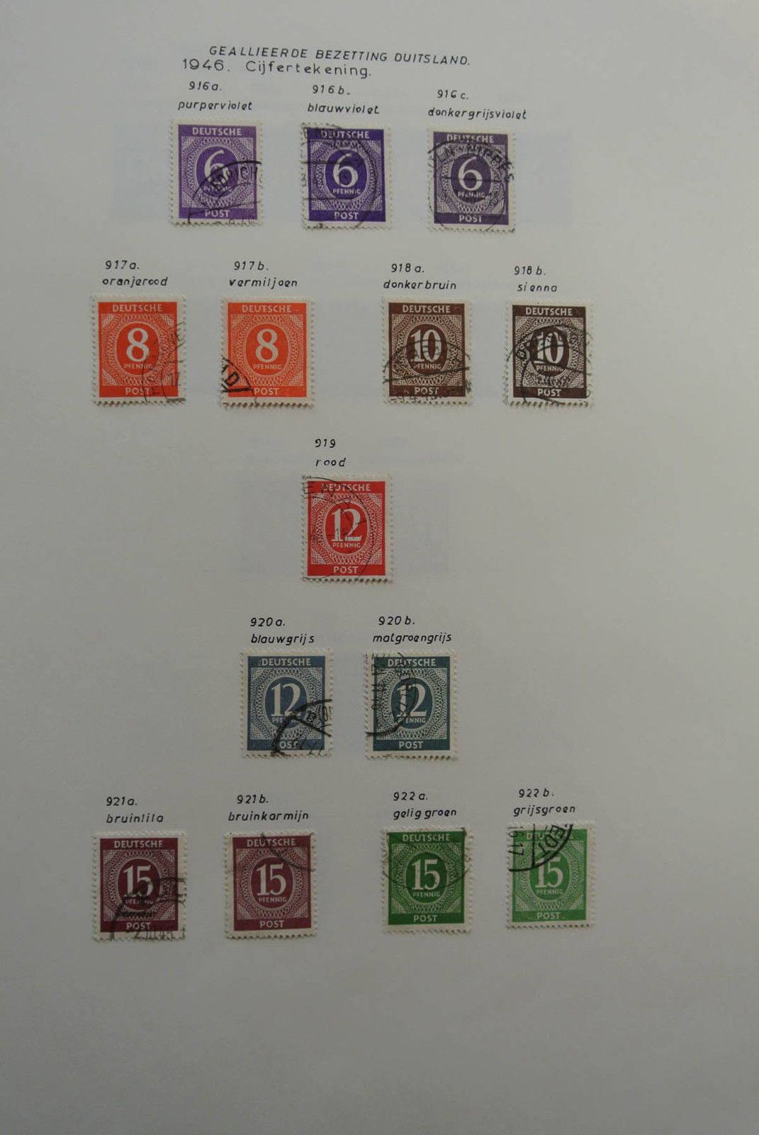 Lot 26530 Collection stamps of allied occupation Germany.