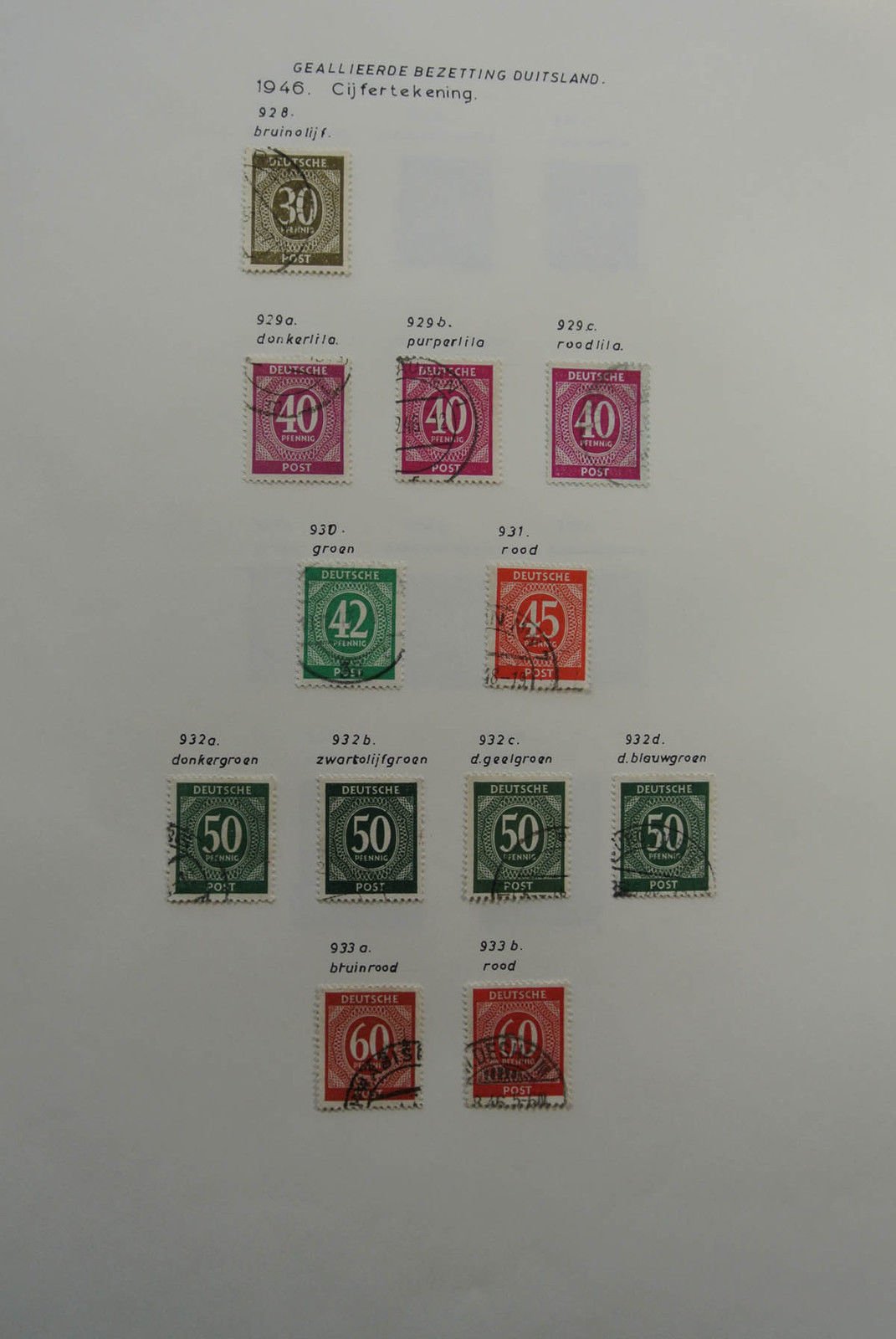 Lot 26530 Collection stamps of allied occupation Germany.