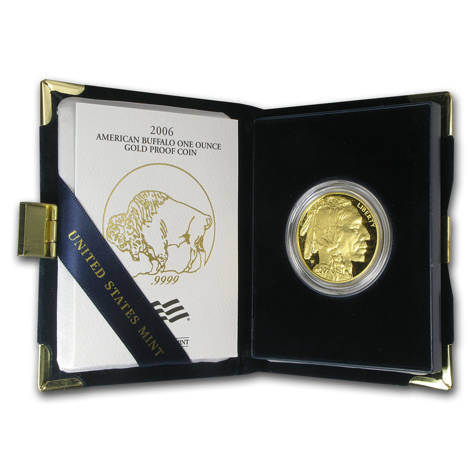 2006-W 1 oz Proof Gold Buffalo (w/Box & COA) - SKU #15298