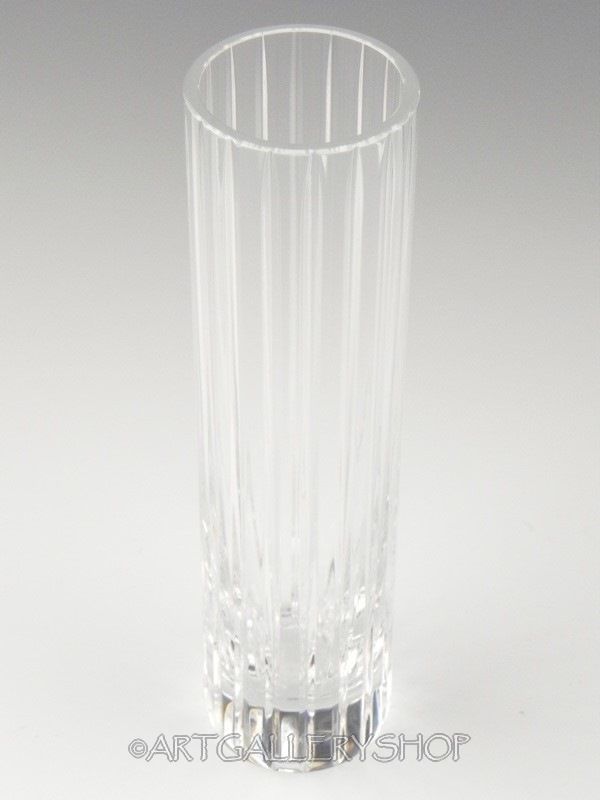 Baccarat France Crystal Art Glass 6-3/4" HARMONIE FLOWER BUD VASE Mint