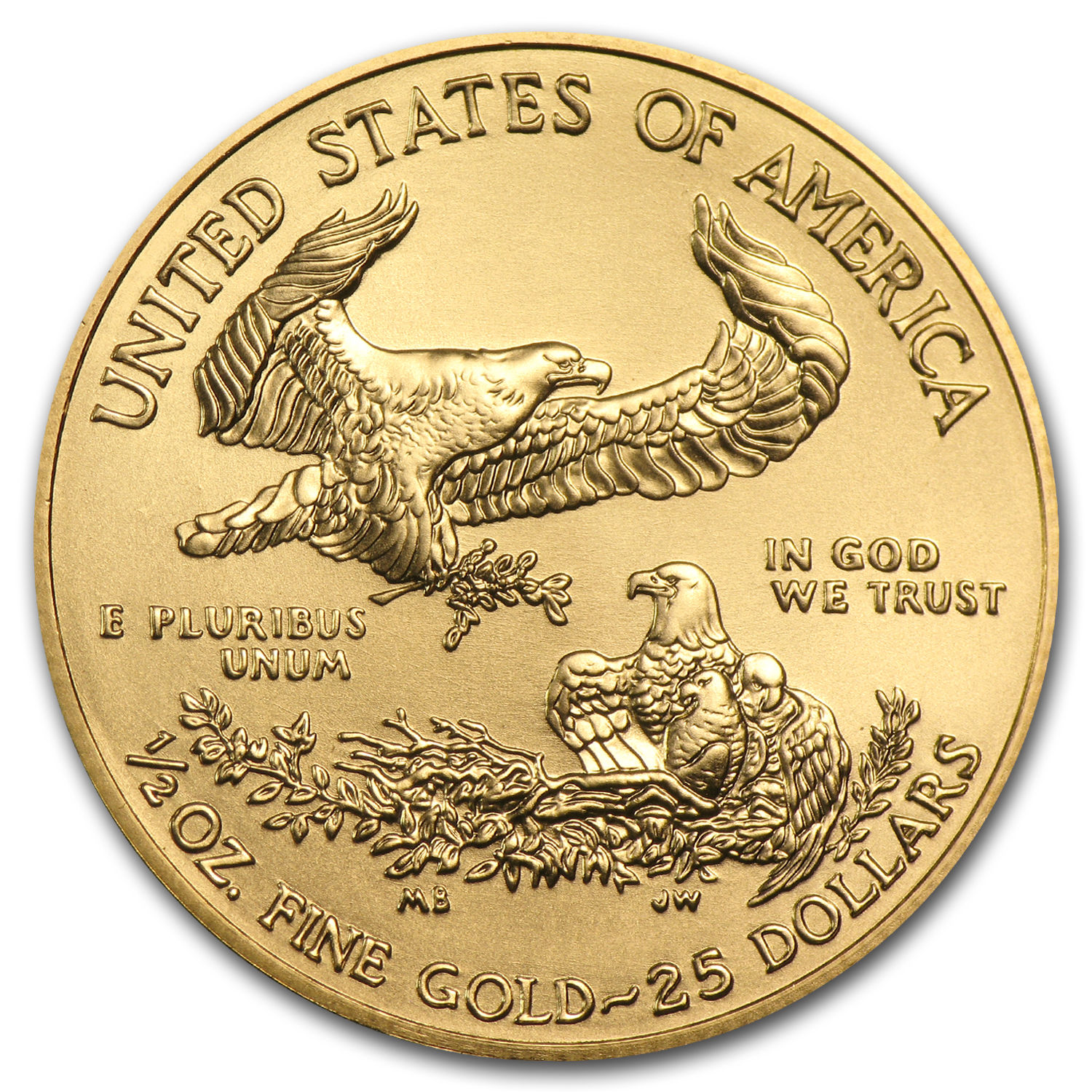 2017 1/2 oz Gold American Eagle (MintDirect® Single) - SKU #102271