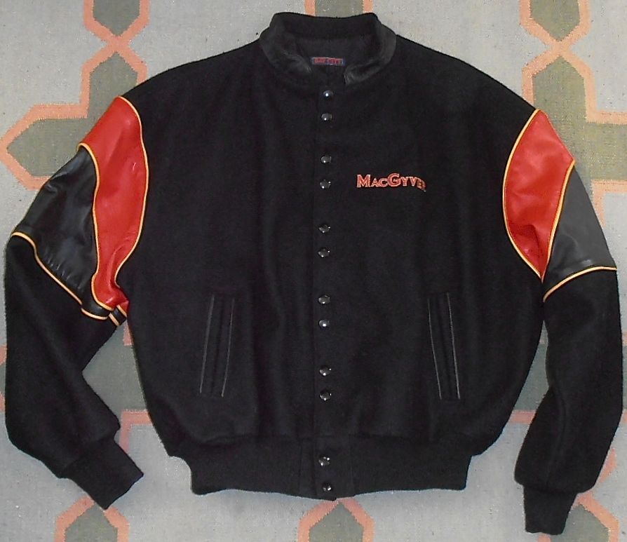 New MacGyver TV series film movie crew varsity jacket