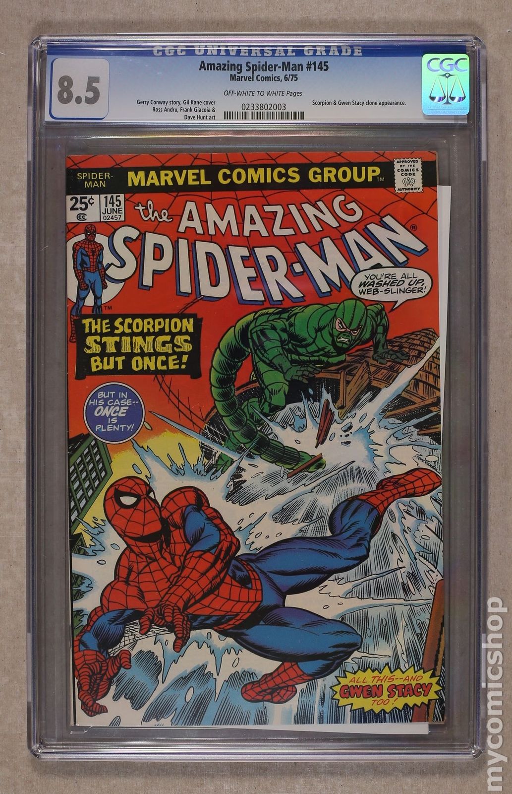 Amazing Spider-Man (1963 1st Series) #145 CGC 8.5 0233802003