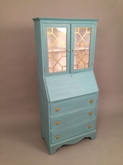 Antique china Hutch desk dresser