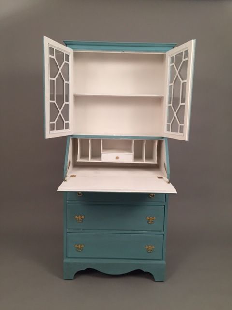 Antique china Hutch desk dresser