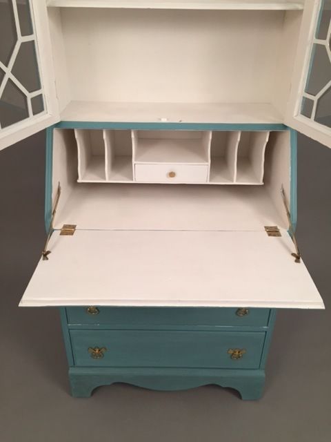 Antique china Hutch desk dresser