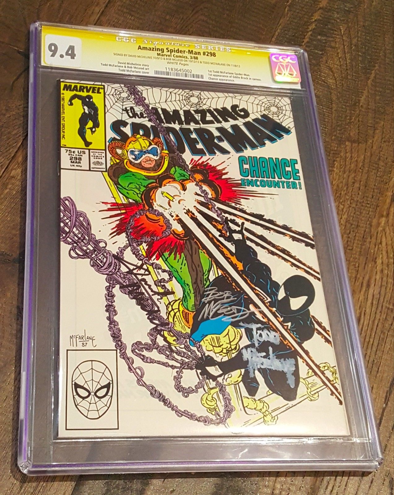 AMAZING SPIDER-MAN #298 #300 - CGC SS - LEE MCFARLANE MICHELINIE MCLEOD