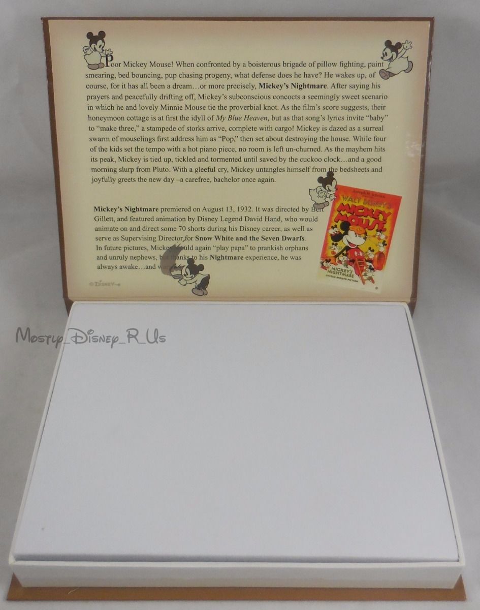 New Disney Short Mickey's Nightmare 7 Pin Set #13 LE 3000 Limited Edition