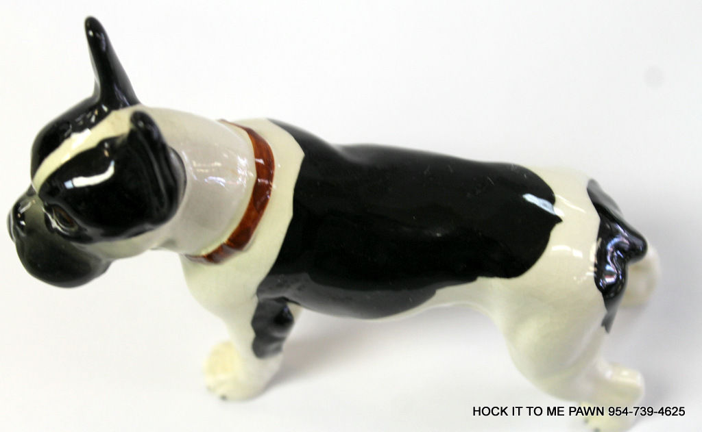 Vintage 1970s TMK-5 Boston Terrier dog by Goebel