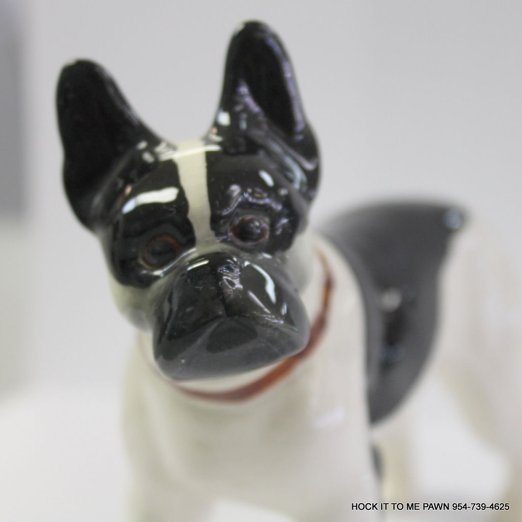 Vintage 1970s TMK-5 Boston Terrier dog by Goebel