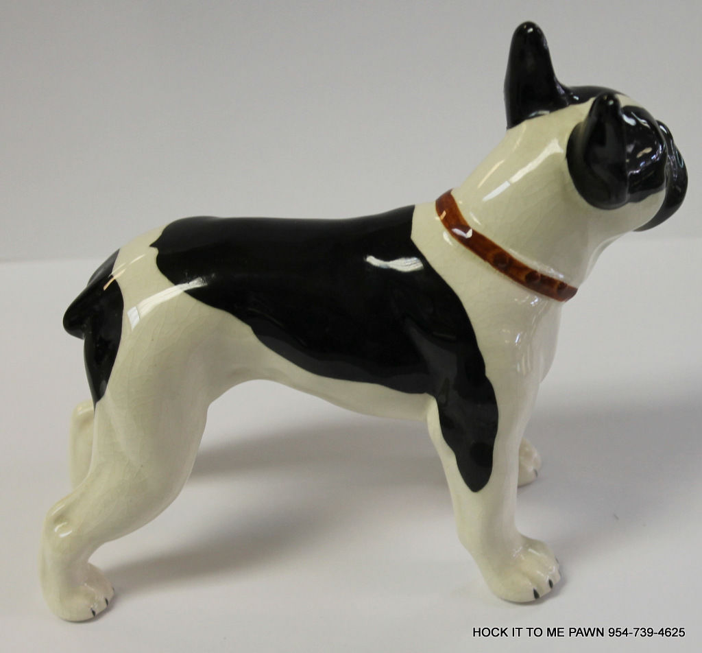 Vintage 1970s TMK-5 Boston Terrier dog by Goebel