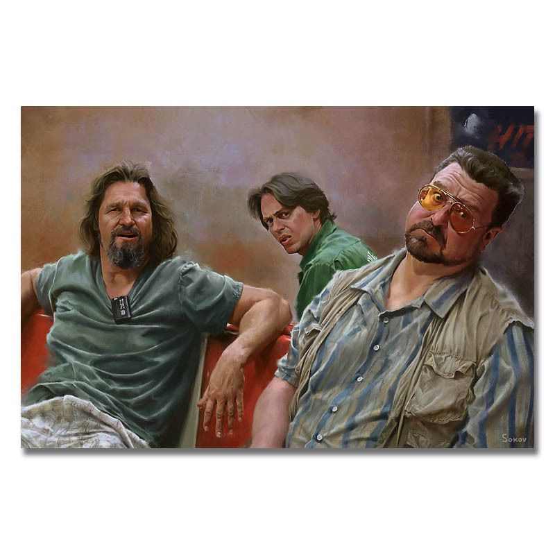 The Big Lebowski Classic Movie Art Silk Canvas Poster 12x18 24x36 inch