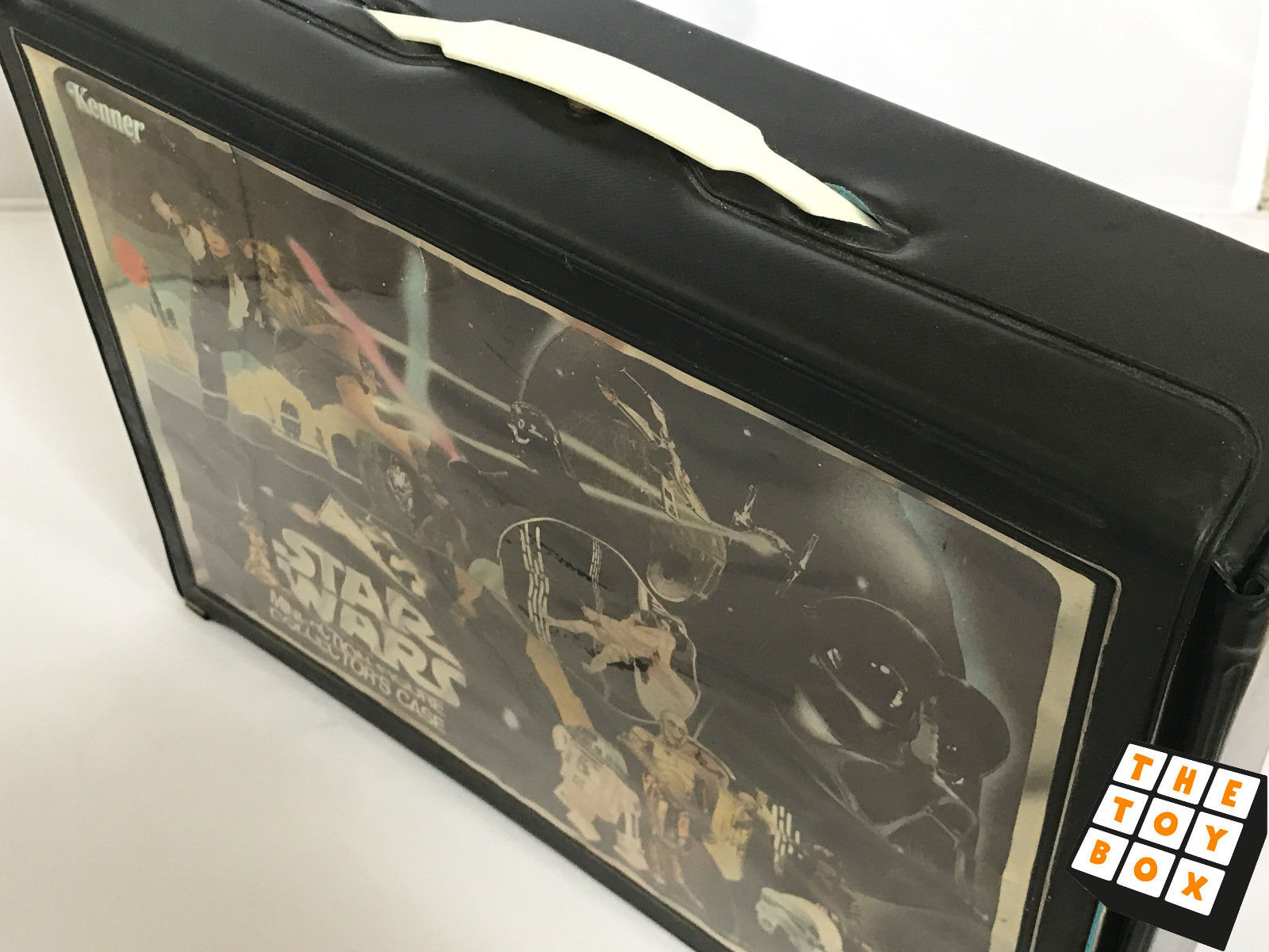 Vintage Star Wars ANH Action Figure Vinyl Carry Case w/ Inserts