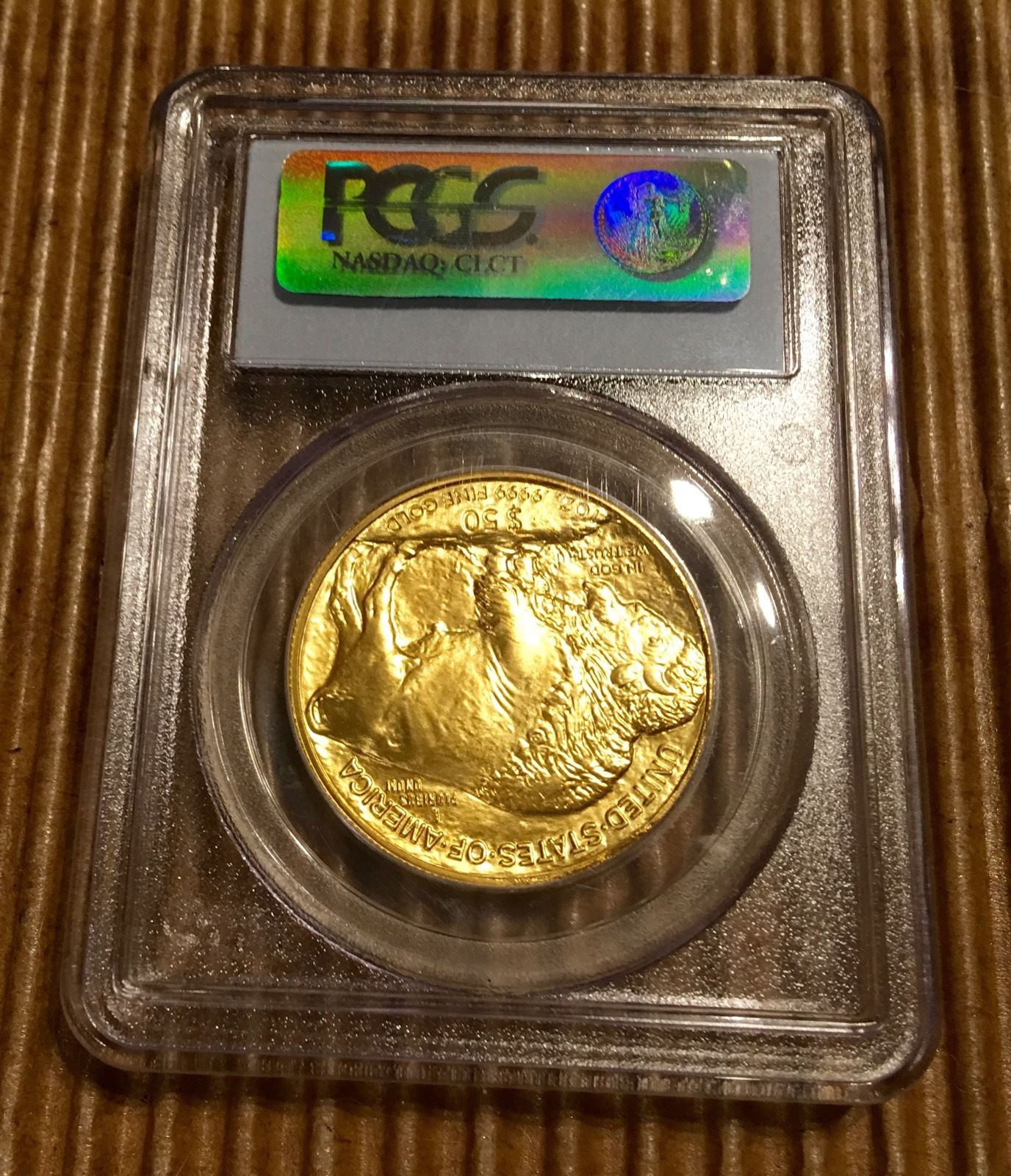 2008 $50 Gold American Buffalo MS70 PCGS